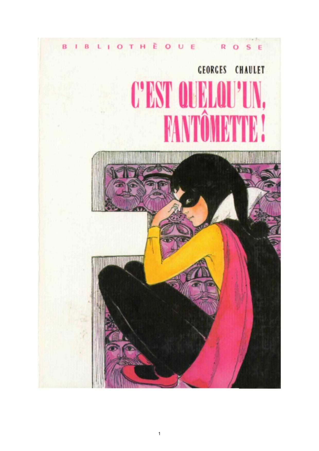 Fantomette C’est quelqu’un Fantomette georges Chaulet