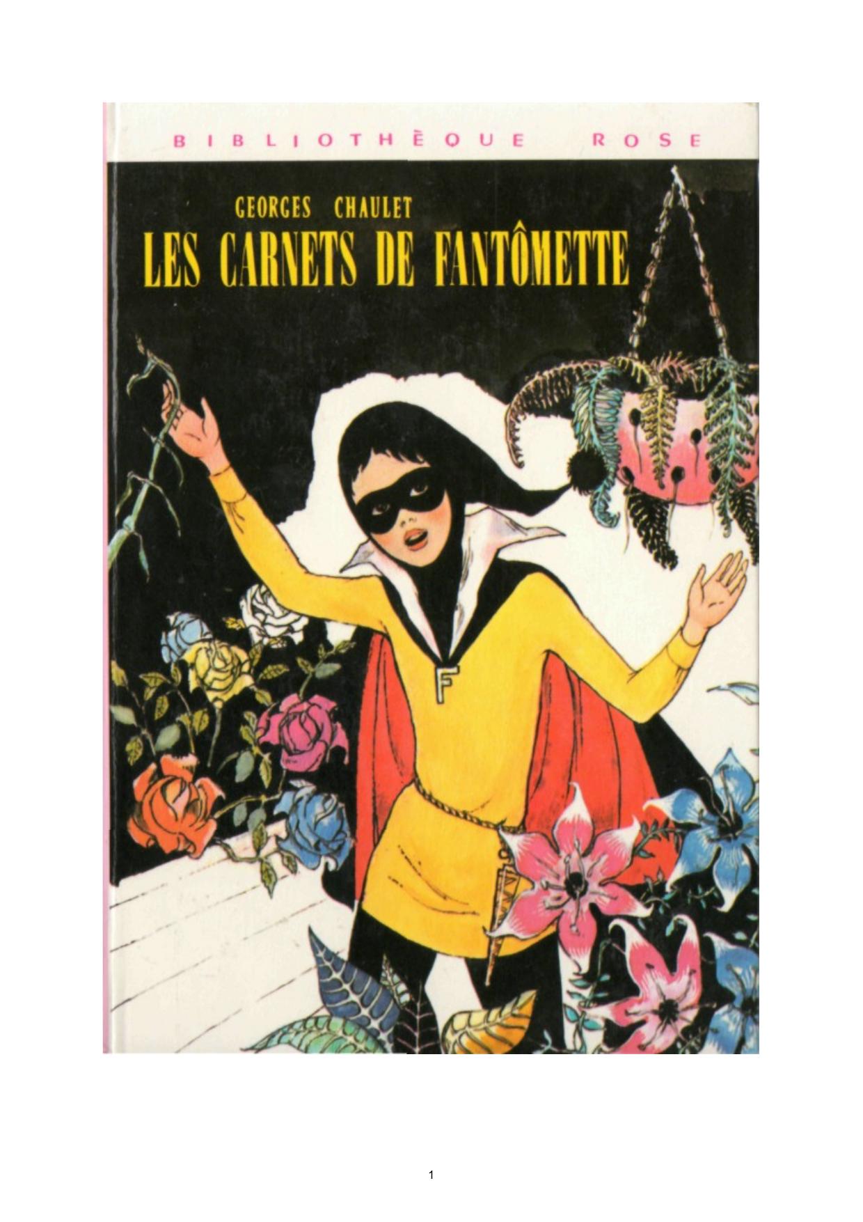 Fantomette les carnets de fantomoette georges Chaulet,