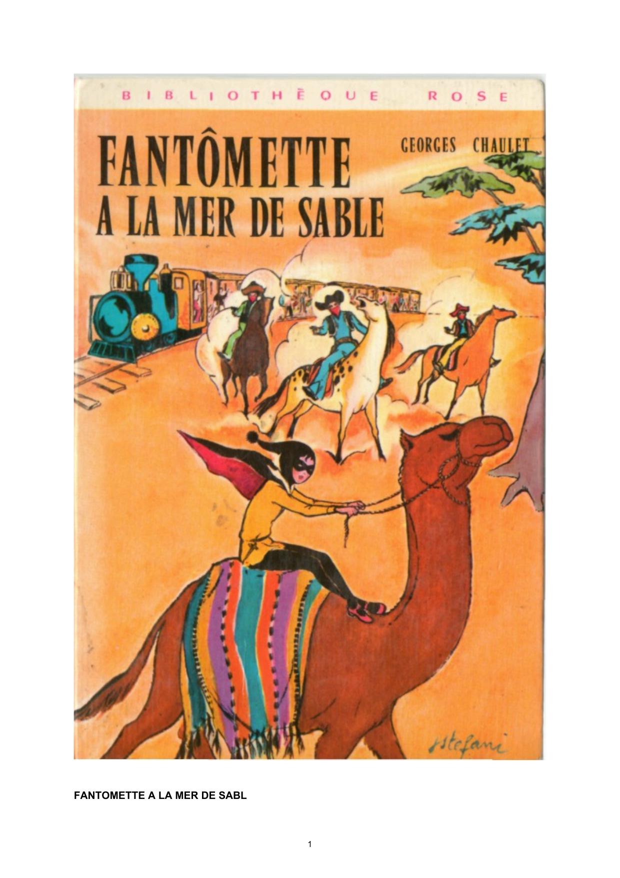 Fantômette à la mer de sable Georges Chaulet